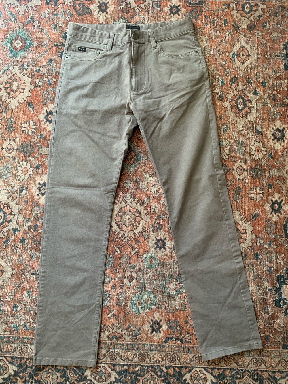 RVCA Slim Straight Gray Jeans